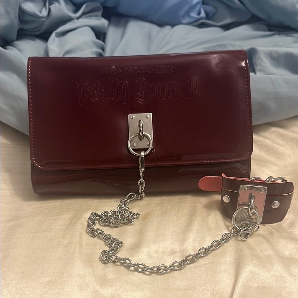 Bailey Sarian Fatally Yours II Clutch with Chain
